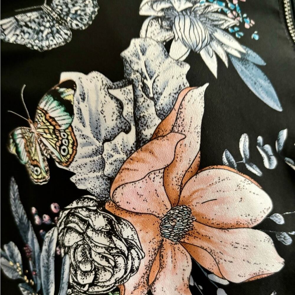 Oasis Prince’s Trust Floral Bomber Jacket - Picture 4 of 7